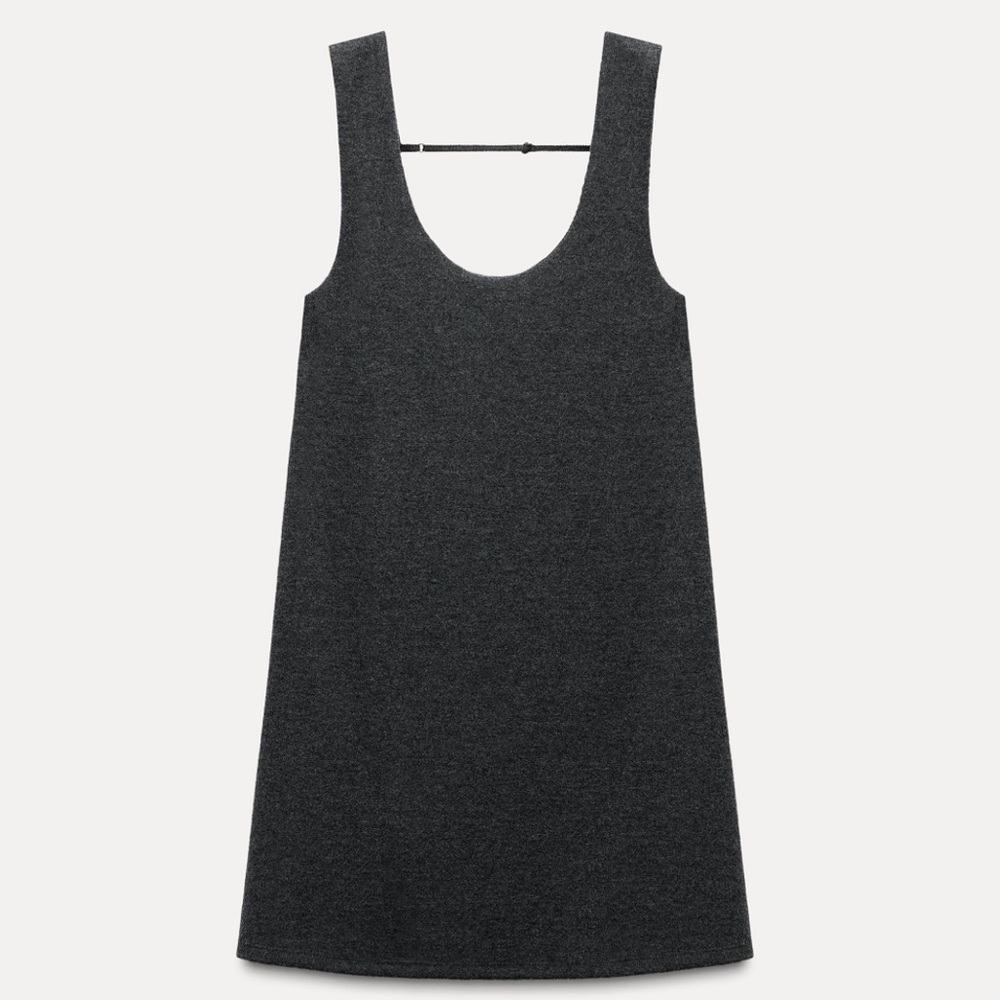 Zara Gray Mini Dress